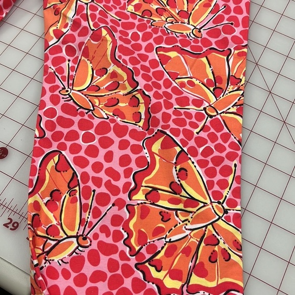 LILLY PULITZER Vintage "Cha Cha" Butterfly Print Cotton Resort/Beachy Capri SZ 0 - Picture 9 of 13